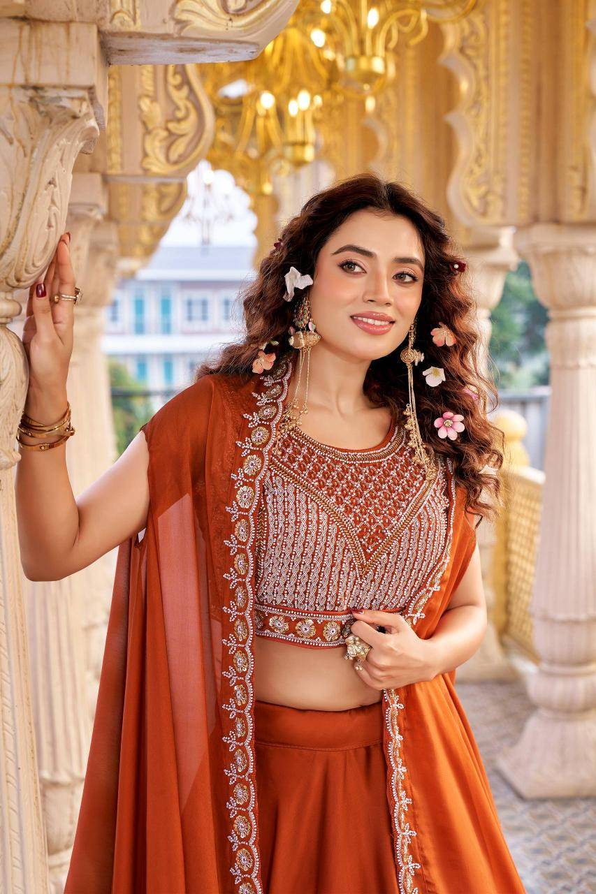 Jf 3297 Embroidered lehenga choli wholesale